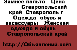 Зимнее пальто › Цена ­ 1 500 - Ставропольский край, Ставрополь г. Одежда, обувь и аксессуары » Женская одежда и обувь   . Ставропольский край